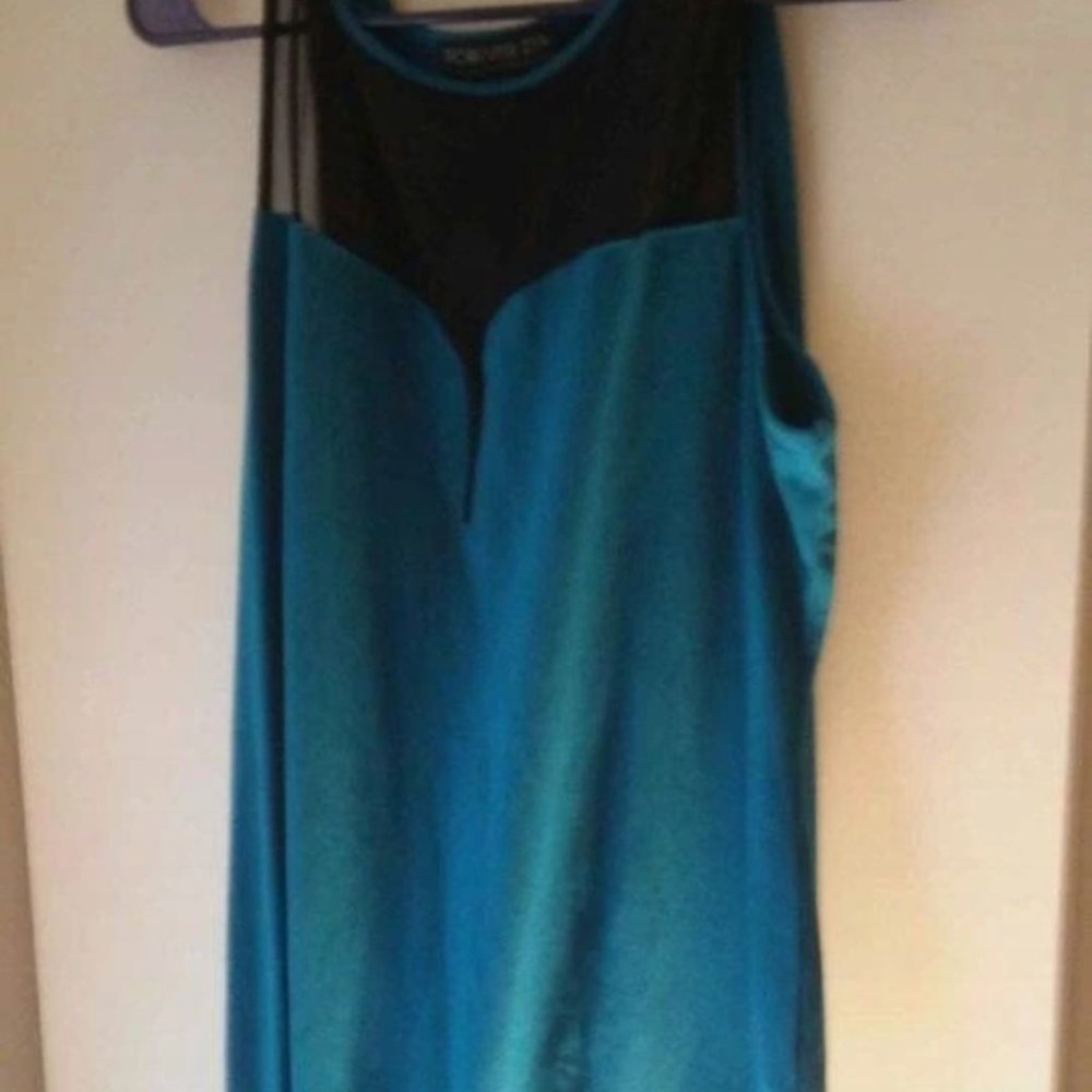 Blue & Black body dress